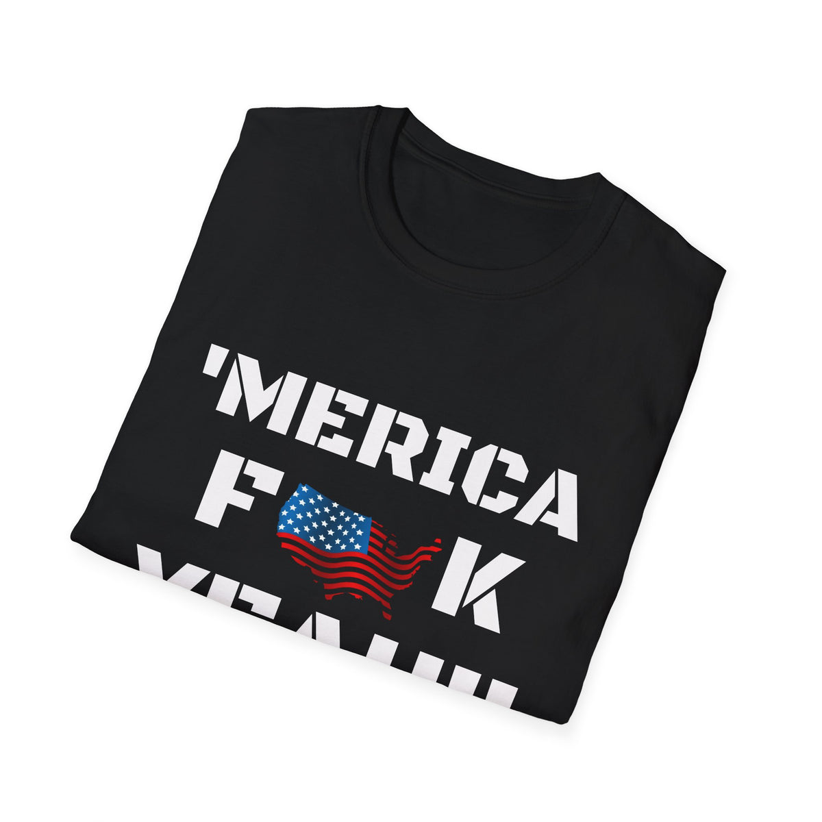 'Merica F**k Yeah!! T-Shirt — Patriotic American Flag Graphic Tee
